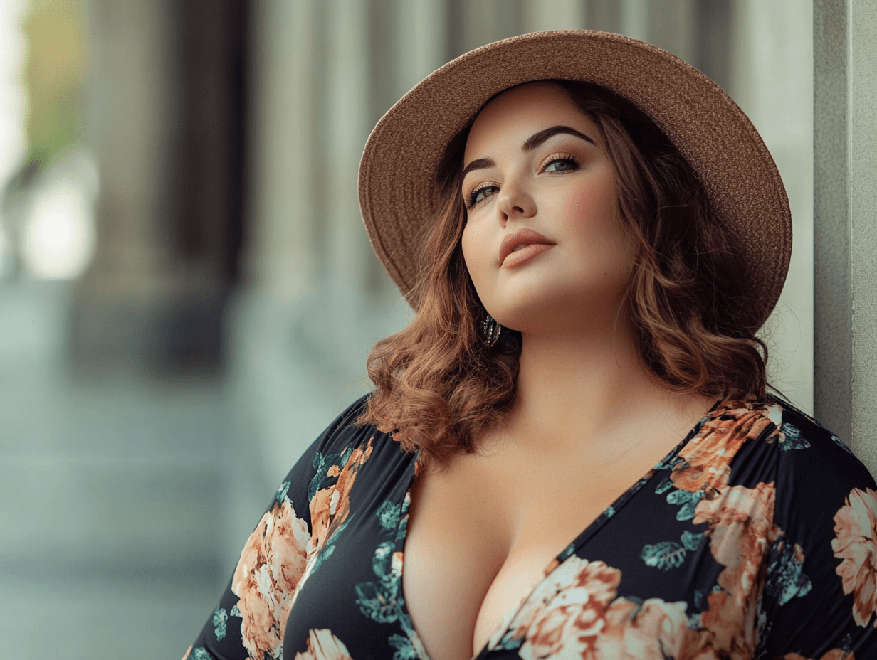 Plus-Size AI Model