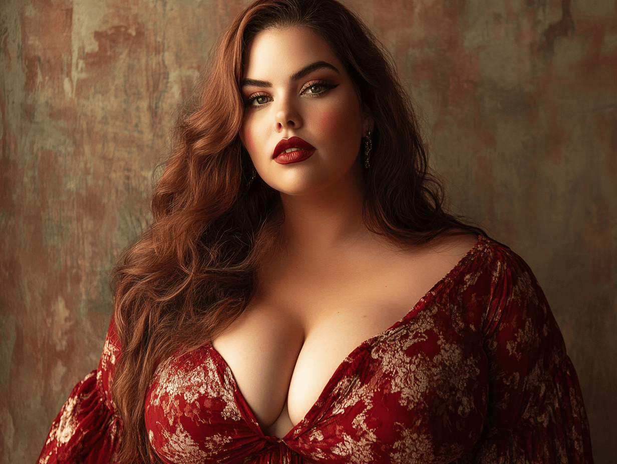 Plus-Size AI Model